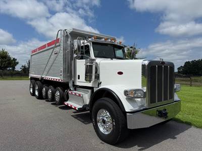 Peterbilt 389 Five Axle Dump Truck - Cummins 565HP, 18 Speed Manual