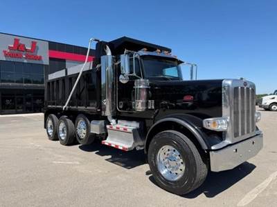 Peterbilt 389 Tri Axle Dump Truck - Paccar 510HP, 6 Speed Allison Rds Automatic, 16' Dump
