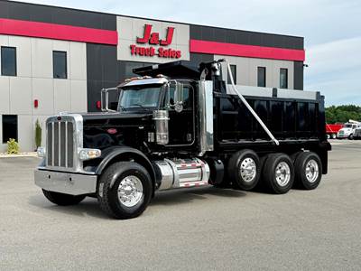 Peterbilt 389 Tri Axle Dump Truck - Paccar 510HP, 6 Speed Allison Rds Automatic, 16' Dump