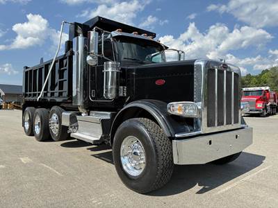 Peterbilt 389 Tri Axle Dump Truck - Paccar 510HP, 6 Speed Allison Rds Automatic, 16' Dump