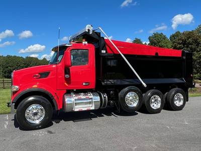 2021 Peterbilt 567 Tri Axle Dump Truck - Paccar 455HP, 10