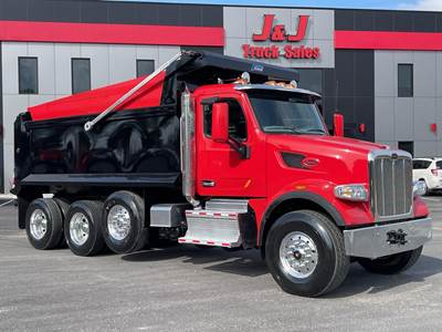 Peterbilt 567 Tri Axle Dump Truck - Paccar 455HP, 10 Speed Ultrashift Plus Automatic, 16' Dump