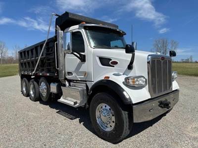 Peterbilt 567 Tri Axle Dump Truck - Paccar 430HP, 6 Speed Allison Rds Automatic, 17' Dump