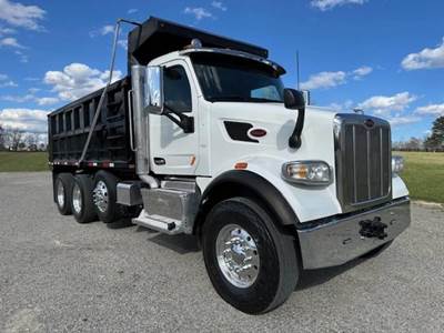 Peterbilt 567 Tri Axle Dump Truck - Paccar 430HP, 6 Speed Allison Rds Automatic, 17' Dump