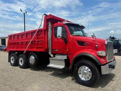 Peterbilt 567 Tri Axle Dump Truck - Paccar 455HP, Automatic