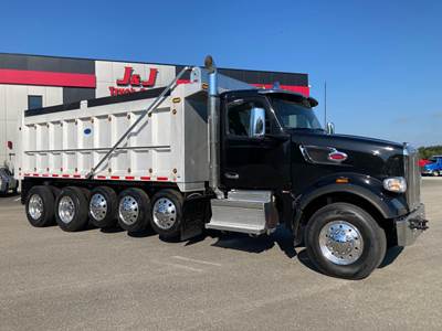 Peterbilt 567 Five Axle Dump Truck - Cummins 500HP, 6 Speed Allison Rds Automatic, 20.5' Dump