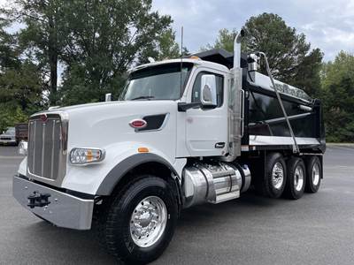 Peterbilt 567 Tri Axle Dump Truck - Cummins 525HP, 6 Speed Allison Rds Automatic, 17' Dump