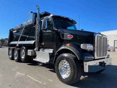 Peterbilt 567 Tri Axle Dump Truck - Cummins 525HP, 6 Speed Allison Rds Automatic, 17' Dump