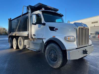 Peterbilt 567 Tri Axle Dump Truck - Paccar 510HP, 6 Speed Allison Rds Automatic