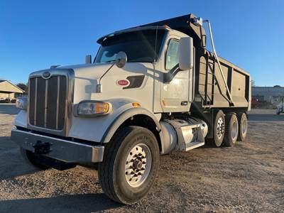 Peterbilt 567 Tri Axle Dump Truck - Paccar 430HP, Automatic