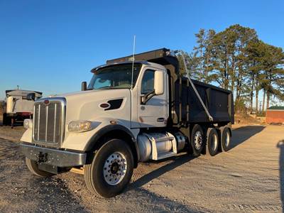 Peterbilt 567 Tri Axle Dump Truck - Paccar 430HP, Automatic