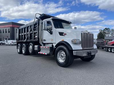 Peterbilt 567 Tri Axle Dump Truck - Cummins 500HP, 6 Speed Allison Rds Automatic, 16' Dump