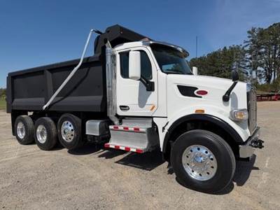 Peterbilt 567 Tri Axle Dump Truck - Paccar 430HP, Automatic