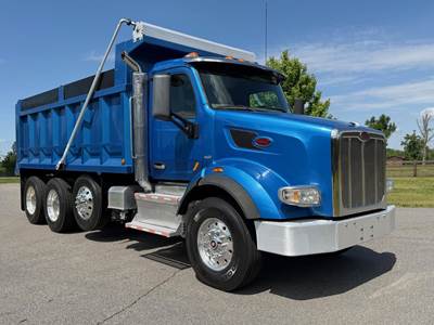 Peterbilt 567 Tri Axle Dump Truck - Paccar 405HP, 10 Speed Ultrashift Plus Automatic, 17' Dump