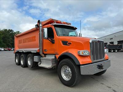 Peterbilt 567 Tri Axle Dump Truck - Cummins 450HP, 8Ll Manual, 16' Dump