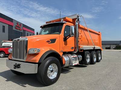 Peterbilt 567 Tri Axle Dump Truck - Cummins 450HP, 8Ll Manual, 16' Dump