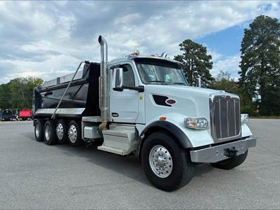 Peterbilt 567 Quad Axle Dump Truck - Paccar 510HP, 18 Speed Endurant Automatic, 18' Dump