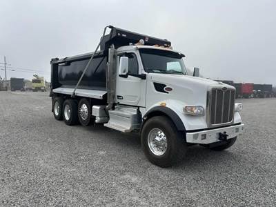 Peterbilt 567 Tri Axle Dump Truck - Cummins 500HP, 6 Speed Allison Rds Automatic, 17' Dump