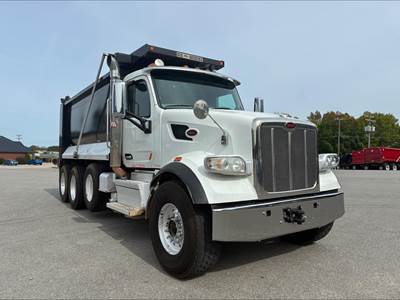 Peterbilt 567 Tri Axle Dump Truck - Cummins 500HP, 6 Speed Allison Rds Automatic, 16' Dump