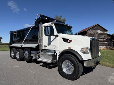 Peterbilt 567 Tri Axle Dump Truck - Cummins 500HP, 6 Speed Allison Rds Automatic, 17' Dump