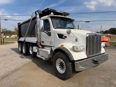 Peterbilt 567 Tri Axle Dump Truck - Cummins 500HP, 6 Speed Allison Rds Automatic, 16' Dump