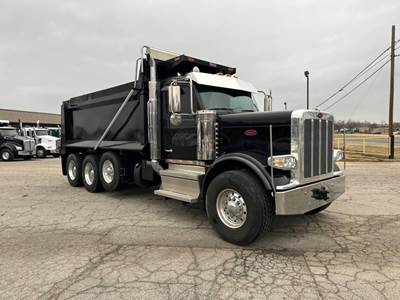 Peterbilt 589 Tri Axle Dump Truck - Paccar 510HP, 18 Speed Manual, 17' Dump