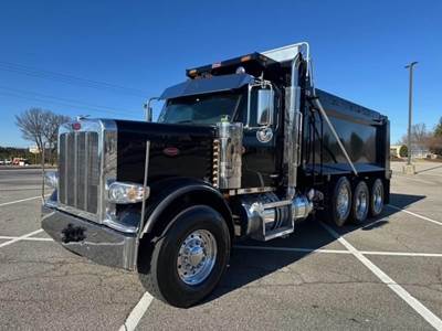 Peterbilt 589 Tri Axle Dump Truck - Paccar 510HP, 18 Speed Manual, 17' Dump