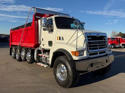 Sterling 9511 Quad Axle Dump Truck - Mercedes-Benz 370HP, 6 Speed Allison Rds Automatic, 18.5' Dump
