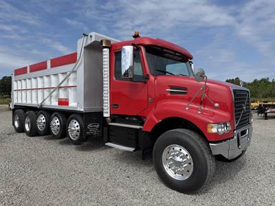 Volvo VHD64F200 Five Axle Dump Truck - D13 500HP, 12 Speed I Shift Automatic, 20.5' Dump