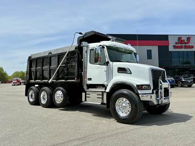 Volvo VHD64F300 Tri Axle Dump Truck - D13 435HP, 13 Speed I Shift Automatic, 16' Dump