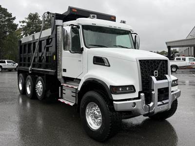Volvo VHD84F200 Tri Axle Dump Truck - D13 435HP, 13 Speed I Shift Automatic, 16' Dump