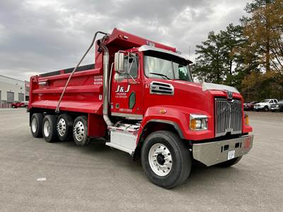 Western Star 4700 Quad Axle Dump Truck - Detroit 505HP, 6 Speed Allison Rds Automatic, 19' Dump