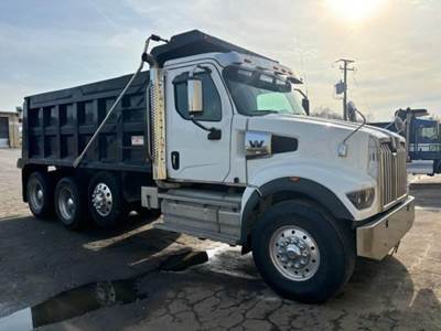 Western Star 49X Tri Axle Dump Truck - Detroit 500HP, 6 Speed Allison Rds Automatic, 16' Dump