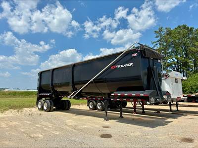 EXA 42 ft End Dump Trailer - Tandem Axle, Steel, Spring