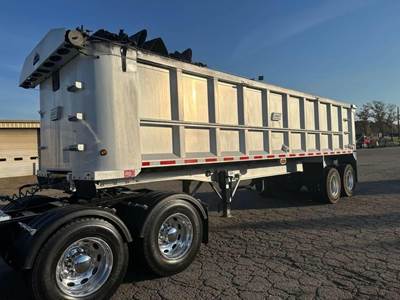 East 30 ft End Dump Trailer - Tandem Axle, Aluminum, Spring