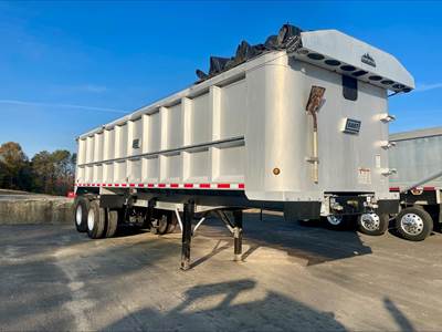 East 30 ft End Dump Trailer - Tandem Axle, Aluminum, Spring