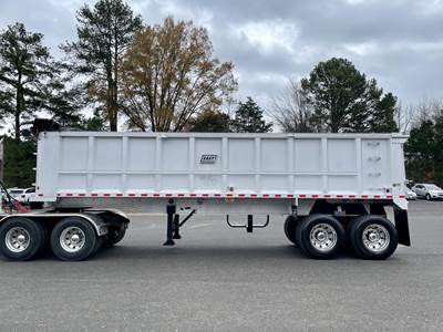 East 30 ft End Dump Trailer - Tandem Axle, Aluminum, Spring