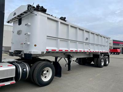 East 30 ft End Dump Trailer - Tandem Axle, Aluminum, Spring