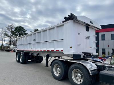 East 30 ft End Dump Trailer - Tandem Axle, Aluminum, Spring