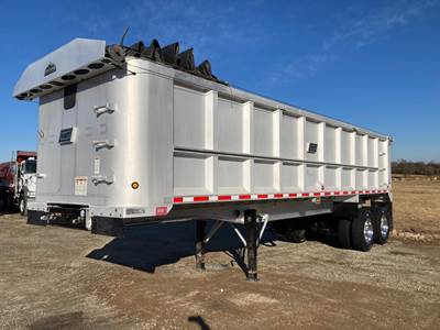 East 30 ft End Dump Trailer - Tandem Axle, Aluminum, Spring