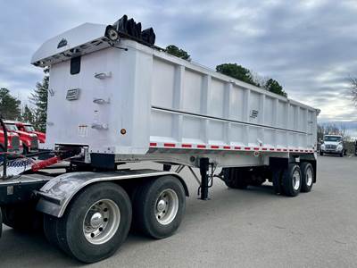 East 30 ft End Dump Trailer - Tandem Axle, Aluminum, Spring