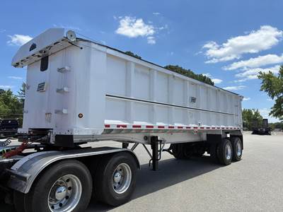 East 30 ft End Dump Trailer - Tandem Axle, Aluminum, Spring