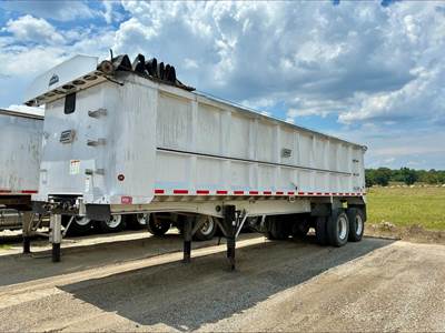 East 30 ft End Dump Trailer - Tandem Axle, Aluminum, Spring