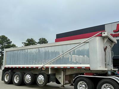 Extreme 28 ft End Dump Trailer - Quad Axle, Aluminum, Air Ride