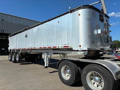 MAC 35 ft End Dump Trailer - Tri Axle, Aluminum, Air Ride