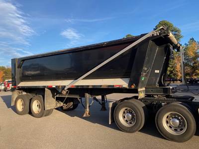 Rhodes 26 ft End Dump Trailer - Tandem Axle, Steel, Spring