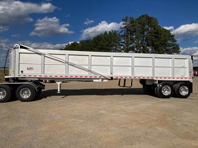 Travis 39 ft End Dump Trailer - Tandem Axle, Aluminum, Air Ride