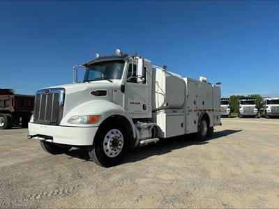 Peterbilt 337 Single Axle Fuel & Lube Truck - Paccar, 330HP, 6 Speed Allison Rds Automatic