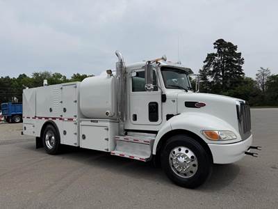 Peterbilt 337 Single Axle Fuel & Lube Truck - Paccar, 330HP, 6 Speed Allison Rds Automatic