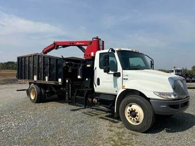 International MV Grapple Truck - Cummins, 280HP, 6 Speed Automatic